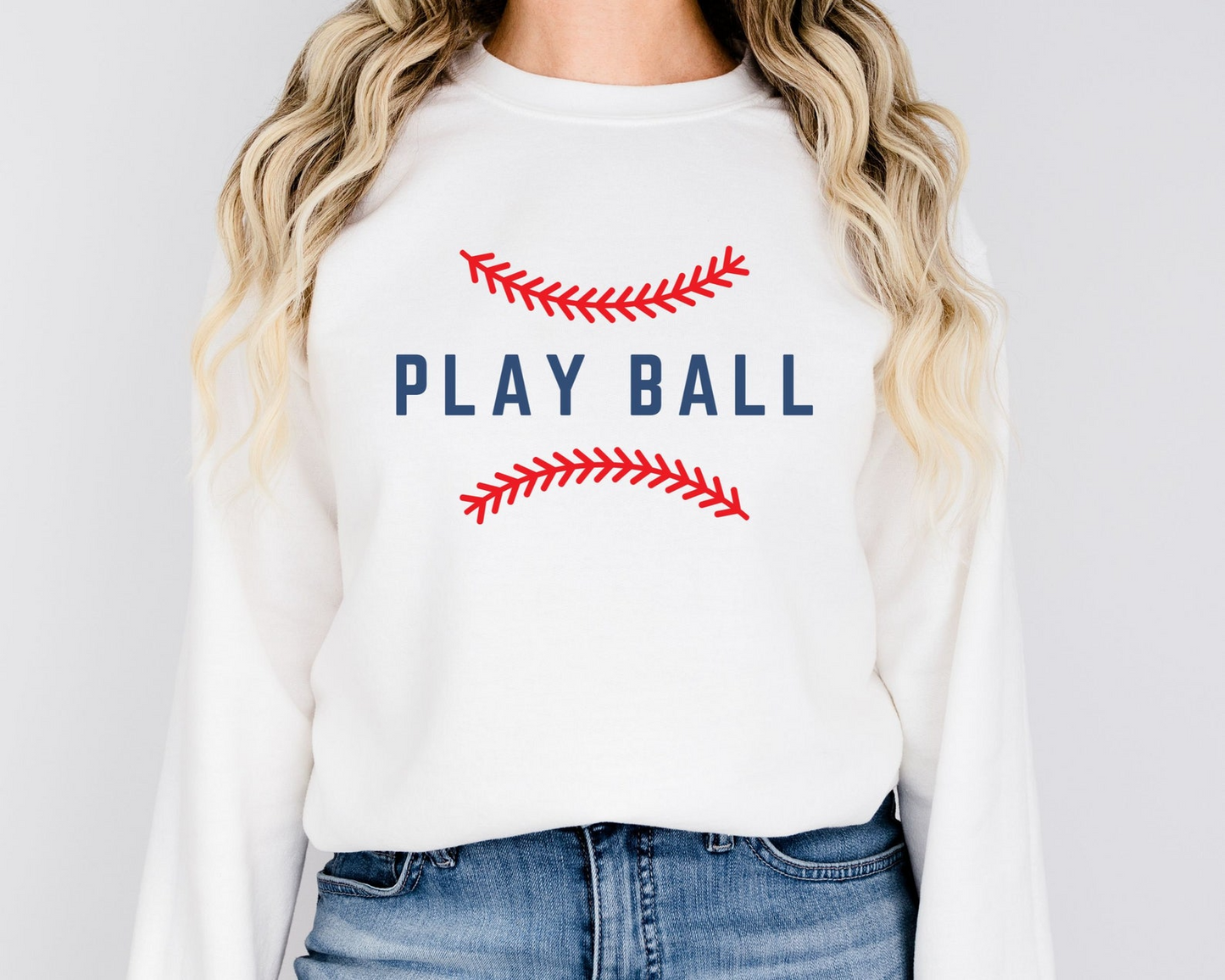 Baseball Sweatshirt, Play Ball Sweatshirt, Baseball Mama Sweater, Baseball Fan Shirt, Game Day Shirt, Baseball Game Shirt, Baseball Crewneck