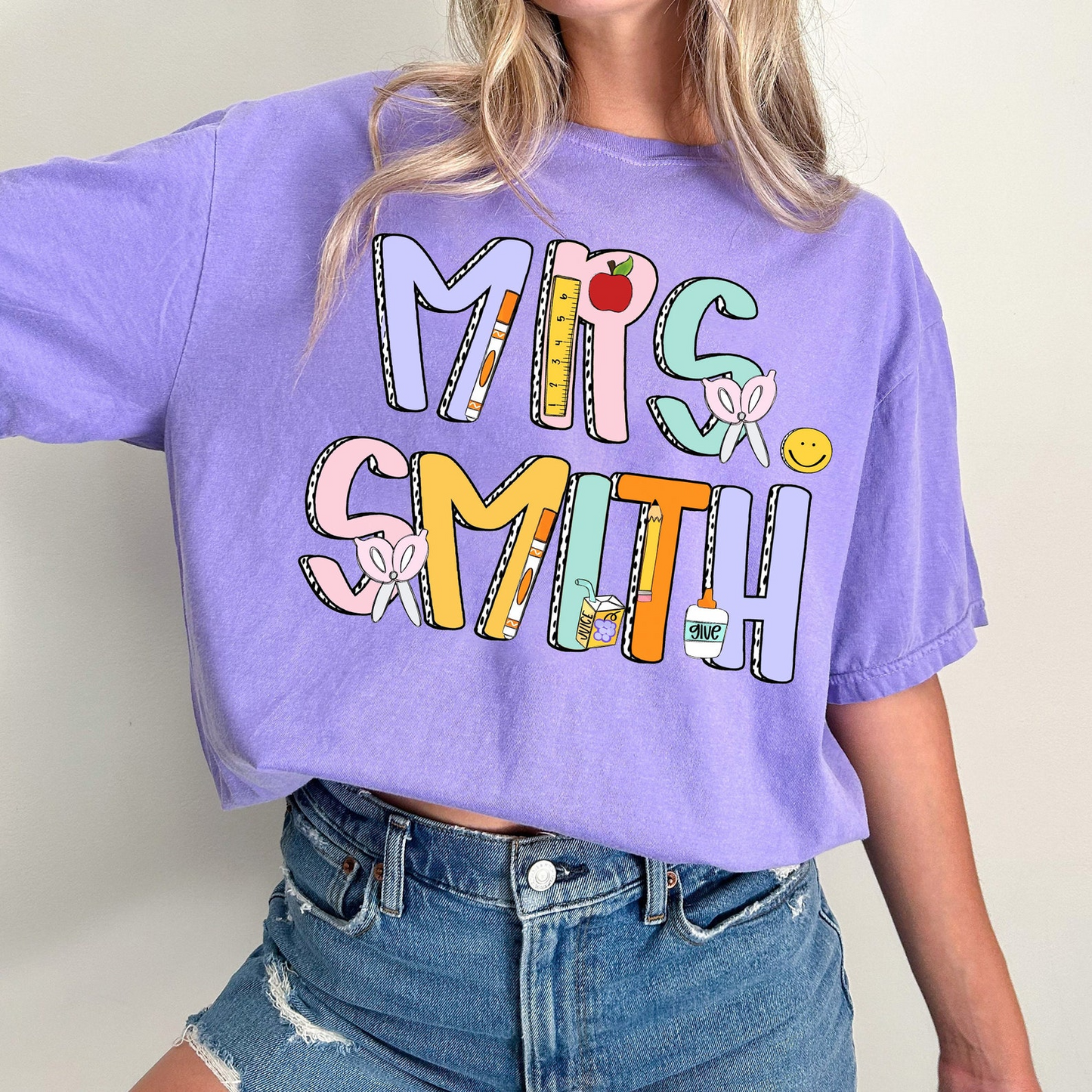 Custom Teacher Shirt, Teacher Name Shirt, Teacher Appreciation Gift, Back to School Shirt, Gift For Teacher, School Shirt, New Teacher Gifts