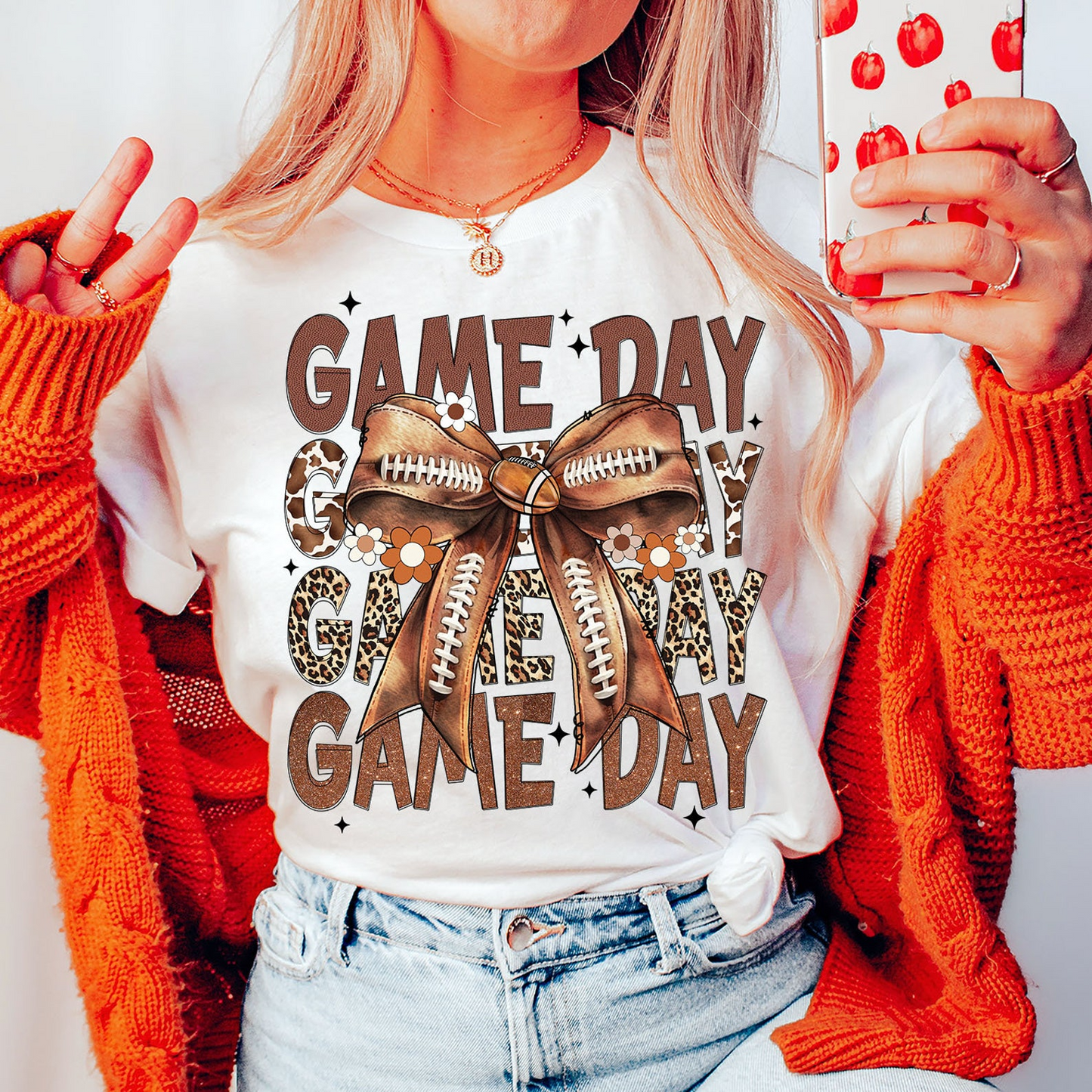 Coquette Football Sweatshirt, Football Bow shirt, Football mom shirt, Game Day shirt
