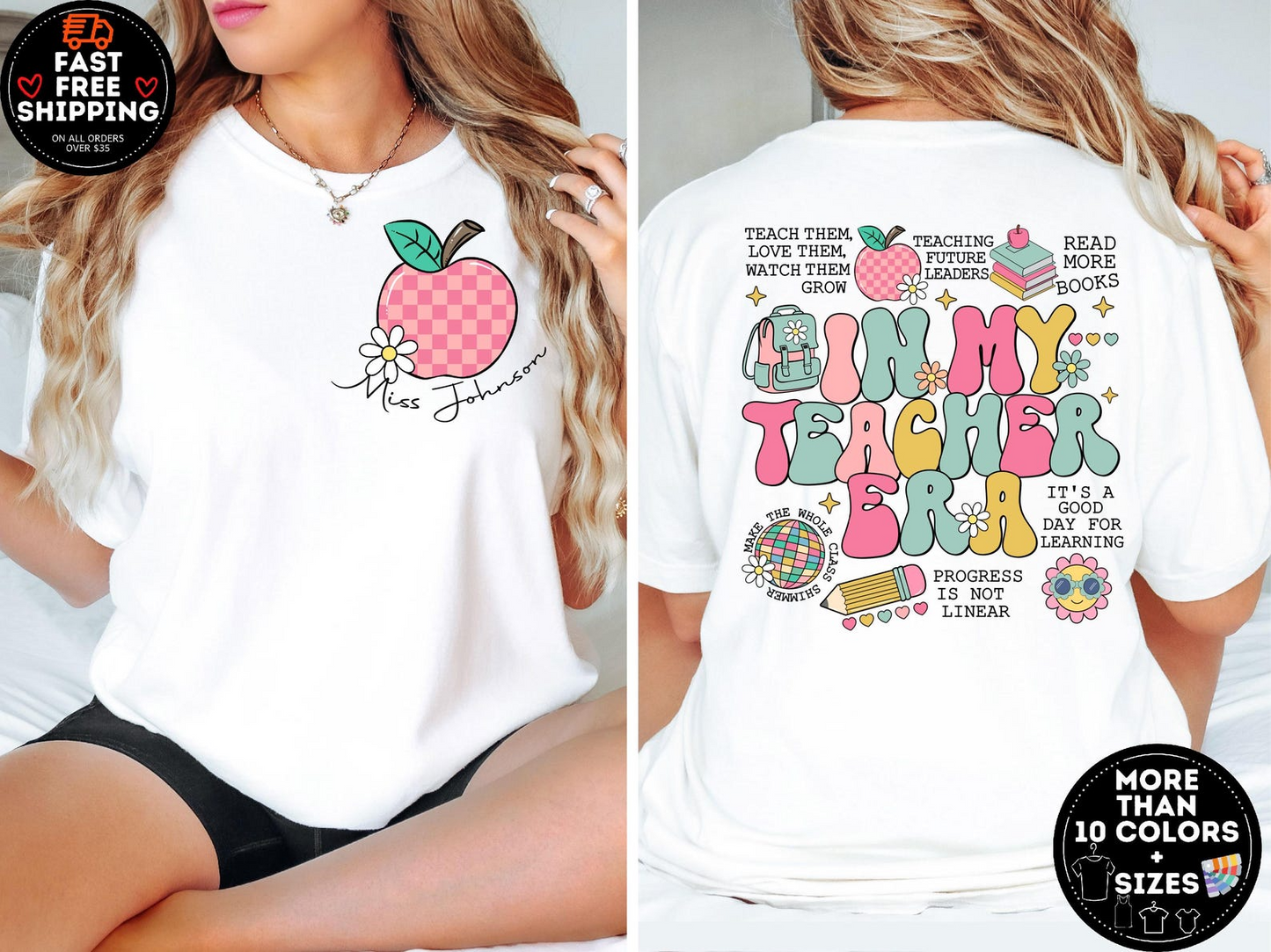 Personalized In My Teacher Era Shirt, Teacher Era Shirt, Custom Name Shirt, First Grade Teacher, In My Teacher Era T-Shirt, New Teacher Gift