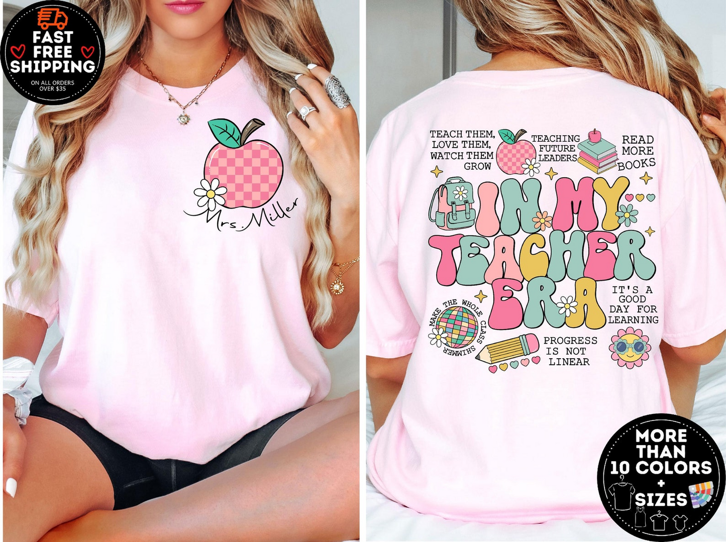 Personalized In My Teacher Era Shirt, Teacher Era Shirt, Custom Name Shirt, First Grade Teacher, In My Teacher Era T-Shirt, New Teacher Gift