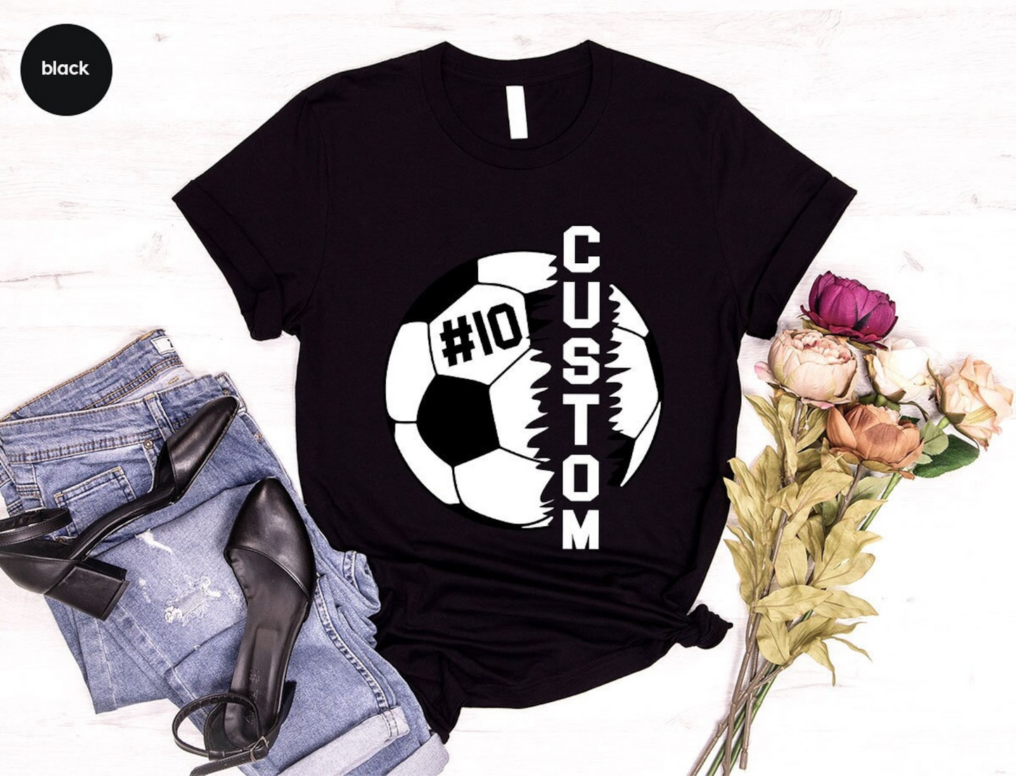 Custom Soccer Shirt, Soccer Graphic Tees, Personalized Soccer T-Shirt, Soccer Mom Shirt, Soccer Player Gifts, Sport Shirt, Soccer Outfit