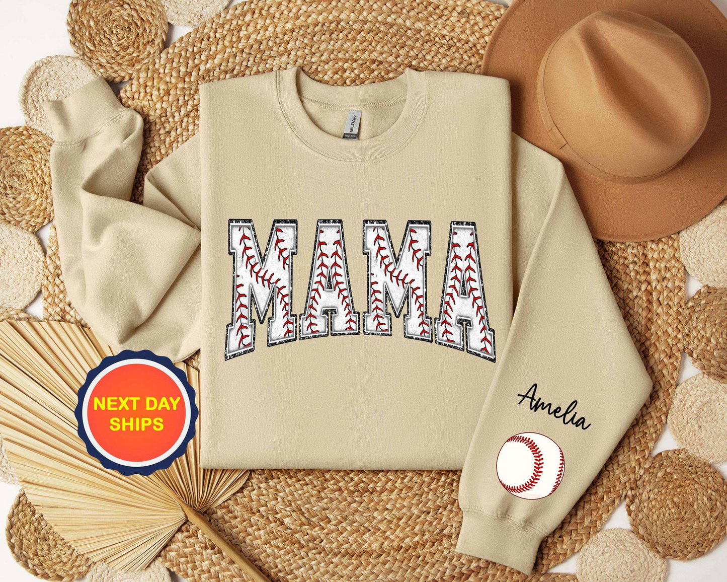 Personalized Baseball Mom Sweatshirt, Baseball Hoodie For Mom, Sports Mom Sweatshirt, Game Day Sweatshirt with Kids names, Baseball Mama Gif