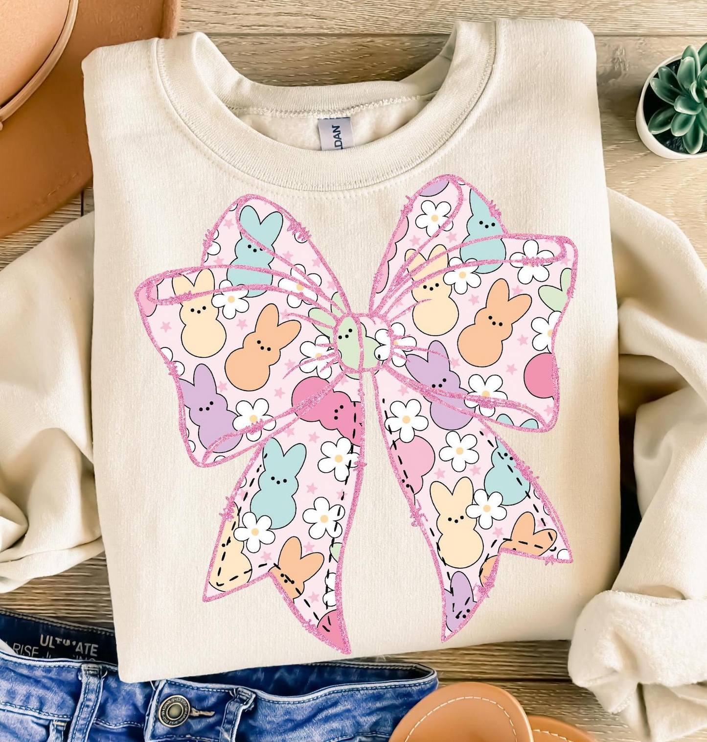 Easter Coquette Bow Shirt, Cute Coquette Sweatshirt, Happy Easter shirt
