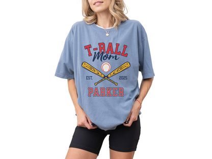 T-Ball Mom Shirt TBall Mom Shirt TBall Mama Shirt Teeball Mom Baseball Mom Shirt Baseball Mama Shirt Custom Baseball Mom Gift Baseball Shirt