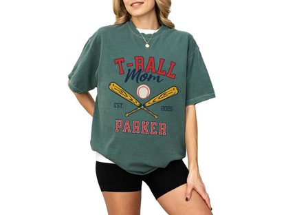 T-Ball Mom Shirt TBall Mom Shirt TBall Mama Shirt Teeball Mom Baseball Mom Shirt Baseball Mama Shirt Custom Baseball Mom Gift Baseball Shirt