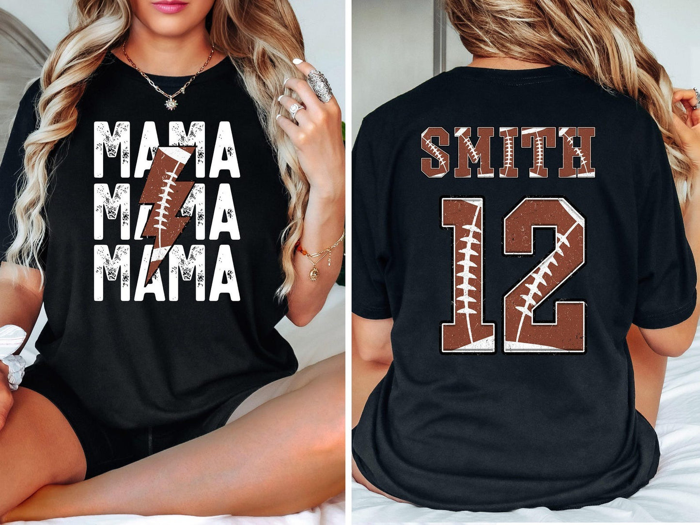 Football Mama Shirt, Custom Football Mom Shirt, Football Mom Tee, Football Game Day, Football Fan shirt, Football Season