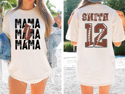 Football Mama Shirt, Custom Football Mom Shirt, Football Mom Tee, Football Game Day, Football Fan shirt, Football Season