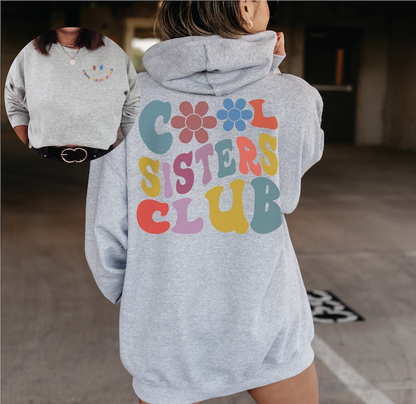 Cool Sisters Club Sweatshirt, Sister Sweatshirt, Christmas Gift, Sister Birthday Gift, Sister Gifts, Sister Sweatshirt