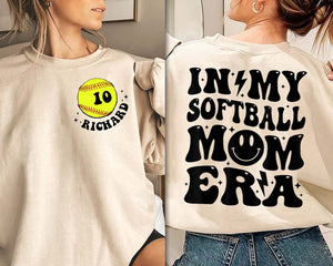 In My Softball Mama Era Shirt, Softball Mom Shirt, Softball Mama Shirt, Softball Lover, Game Day Tee, Mom Shirt, Sport Mom Tee, Gift For Mom