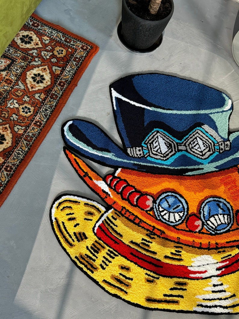 Anime Tufted Rug, Popular Cartoon Characters, Floor Art, Living room rug