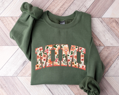 Floral Mimi Sweatshirt and Hoodie, Cute Mom Sweatshirt, Mother's Day Gift, Mommy Shirt, New Mom Gift, Gift for Mother, Mimi Shirt