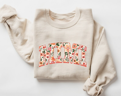 Floral Mimi Sweatshirt and Hoodie, Cute Mom Sweatshirt, Mother's Day Gift, Mommy Shirt, New Mom Gift, Gift for Mother, Mimi Shirt