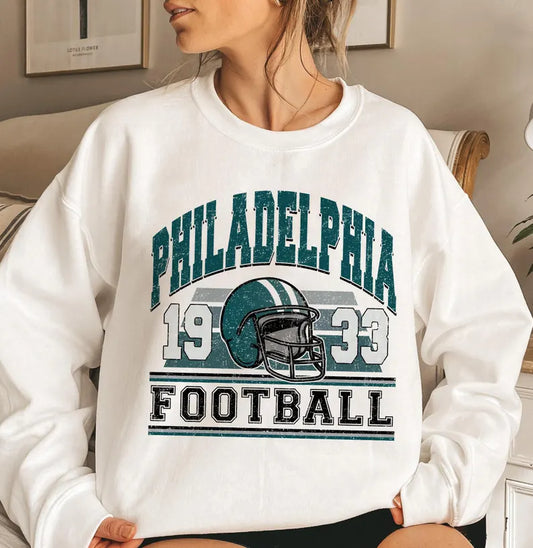Retro Philadelphia Football Shirt, Philadelphia Football Sweatshirt, Football Shirt, Philadelphia Retro Crewneck
