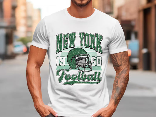 New York Vintage Football Sweatshirt, New York Football Fan Gifts Shirt, New York Game Day Shirts, Jet Sweatshirt, Sunday Football