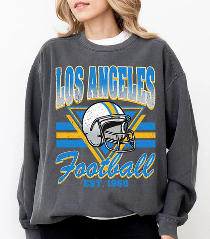 Los Angeles Football 90s Style Sweatshirt, Los Angeles Fan Crewneck, Los Angeles Football Shirt, Los Angeles Gift, Game Day Shirt