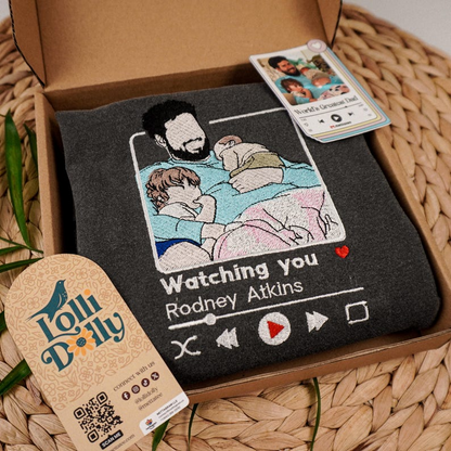 Go dtí an Ghealach Agus Ar Ais Geansaí nó Cochaillín, Bronntanais Lánúin Bróidnithe Pearsanta