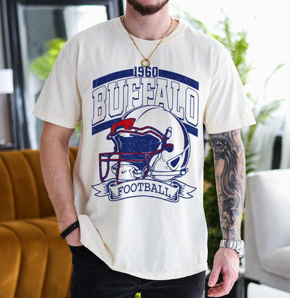 Vintage 90s Style Buffalo Football Sweatshirt, Game Day Shirt, Buffalo Team Football Shirt, Sunday Buffalo, Sport Shirt, Buffalo Football