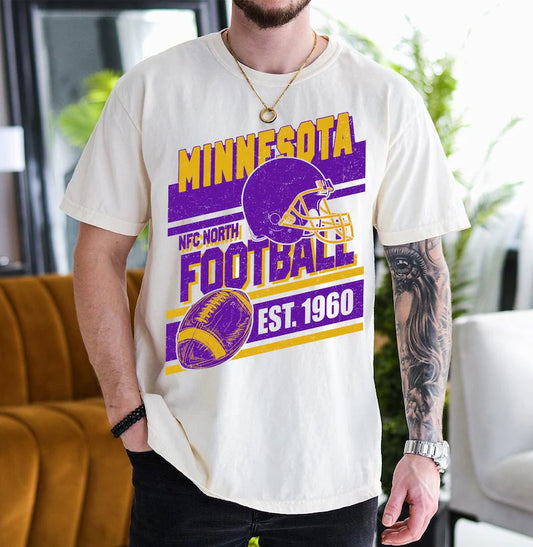 Vintage Style Minnesota Football Sweatshirt, Game Day Shirt, Minnesota Team Football Shirt, Sunday Minnesota, Minnesota Football