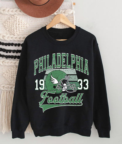 Philadelphia Football Vintage Style Sweatshirt, Philadelphia Football Shirt, Sunday Football Shirt, Philadelphia Retro Crewneck, Game Day