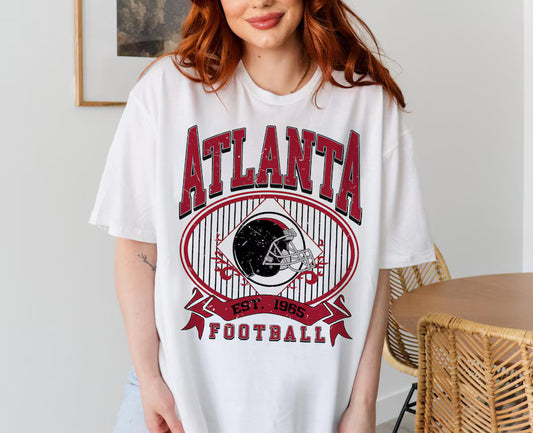 Vintage Atlanta 90s Style Football Sweatshirt, Atlanta Football Shirt, Atlanta Fan Shirt, Sunday Atlanta Football, Game Day Shirt
