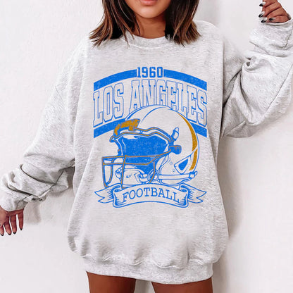 Retro 90s Style Los Angeles Football Sweatshirt, Game Day Shirt, Los Angeles Team Football Shirt, Sunday Los Angeles, Los Angeles Football
