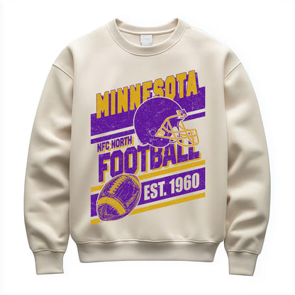 Vintage Style Minnesota Football Sweatshirt, Game Day Shirt, Minnesota Team Football Shirt, Sunday Minnesota, Minnesota Football