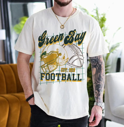 Green Bay Football Shirt For Him, Vintage Green Bay Football Sweatshirt, Green Bay Football Retro Gift, Green Bay Gift For Her, Green Bay Team