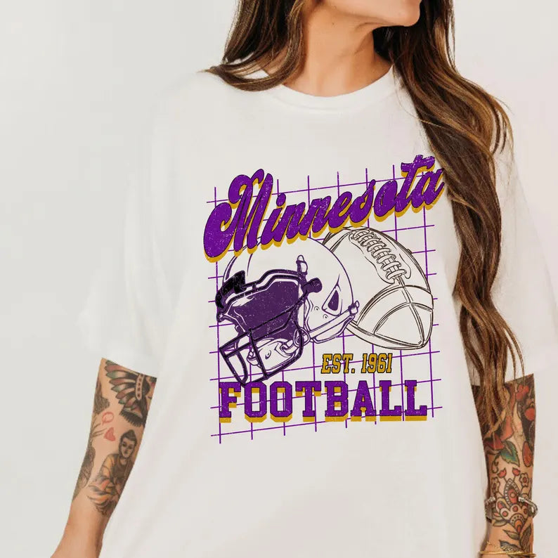 Minnesota Shirt For Him, Vintage Minnesota Football Sweatshirt, Minnesota Football Retro Gift, Minnesota Gift For Her, Minnesota Team