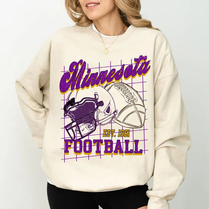 Minnesota Shirt For Him, Vintage Minnesota Football Sweatshirt, Minnesota Football Retro Gift, Minnesota Gift For Her, Minnesota Team