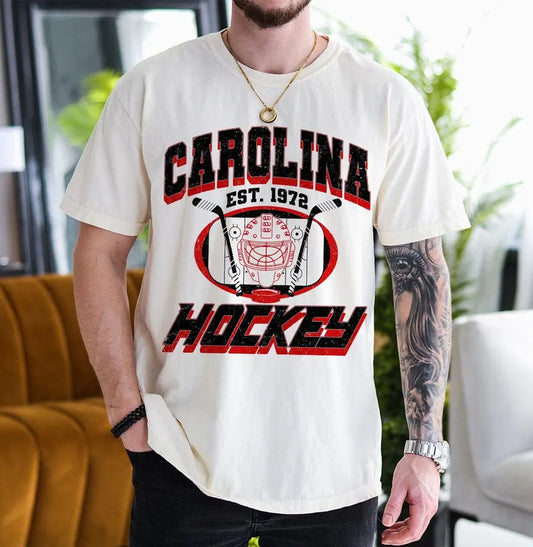 Carolina Football Sweatshirt, Hockey Team Shirt, Carolina NHL Shirt, Gameday Sweatshirt, Retro Carolina Hockey Fan Shirt, Hockey Mom