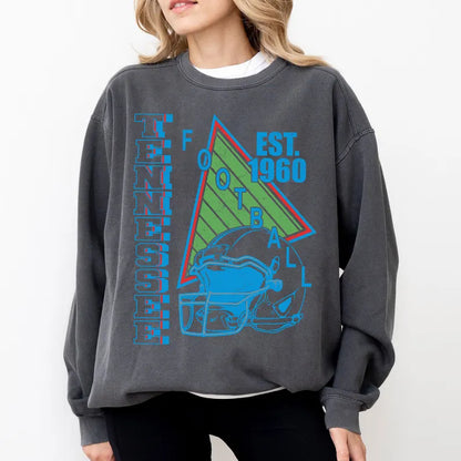 Tennessee Vintage Style Football Sweatshirt, Tennessee Football Crewneck, Tennessee Football T-shirt, Tennessee Fan Gifts Tee