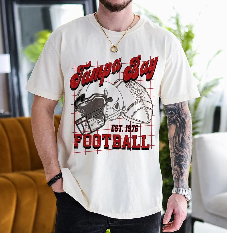 Tampa Bay Football Shirt For Him, Vintage Tampa Bay Sweatshirt, Tampa Bay Football Retro Gift, Tampa Bay Gift For Her, Tampa Bay Team