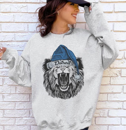Detroit Football Sweatshirt, Vintage Sports Fan Shirt, Trendy Game Day Gift Tee, Detroit Mascot Sweatshirt, Detroit Football Fan Shirt