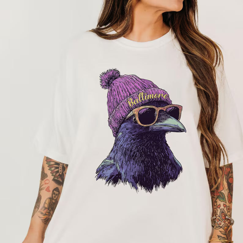 Baltimore Football Sweatshirt, Retro Sports Fan Shirt, Trendy Game Day Gift Tee, Baltimore Mascot Sweatshirt, Baltimore Football Fan Shirt