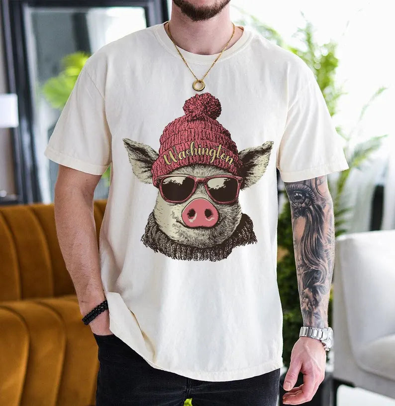 Washington Football Sweatshirt, Retro Sports Fan Shirt, Trendy Game Day Gift Tee, Washington Mascot Sweatshirt,Washington Football Fan Shirt