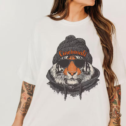 Cincinnati Football Sweatshirt, Retro Sports Fan Shirt, Trendy Game Day Gift Tee, Cincinnati Mascot Sweatshirt,Cincinnati Football Fan Shirt