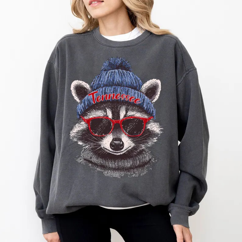 Tennessee Football Sweatshirt, Retro Sports Fan Shirt, Trendy Game Day Gift Tee, Tennessee Mascot Sweatshirt, Tennessee Football Fan Shirt