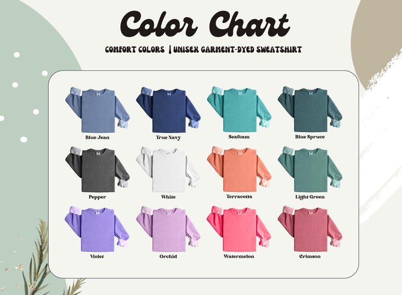 Comfort Colors® Embroidered Custom Sweatshirt, Mama Sweatshirt, Gift for Mom Dad, Grandma Gift, Embroidered Aunt, College Block Custom Text