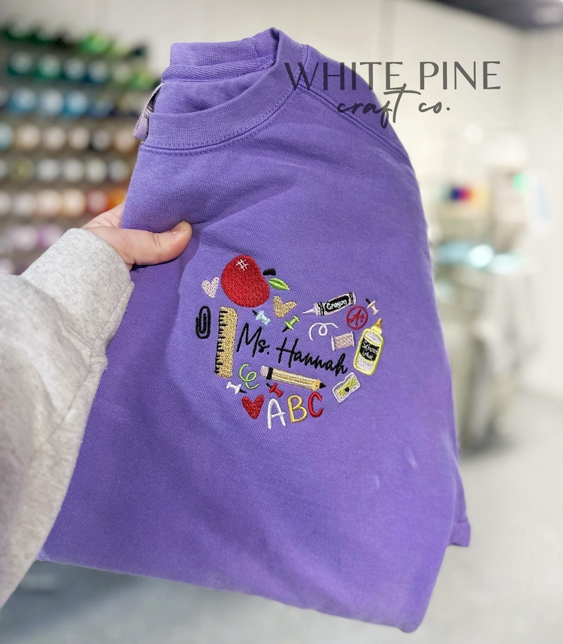 Go dtí an Ghealach Agus Ar Ais Geansaí nó Cochaillín, Bronntanais Lánúin Bróidnithe Pearsanta