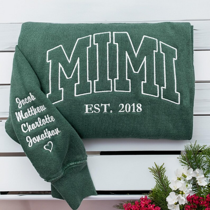 Go dtí an Ghealach Agus Ar Ais Geansaí nó Cochaillín, Bronntanais Lánúin Bróidnithe Pearsanta