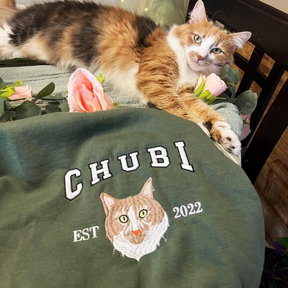 Go dtí an Ghealach Agus Ar Ais Geansaí nó Cochaillín, Bronntanais Lánúin Bróidnithe Pearsanta