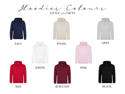 Spicy Valentine’s Day hoodie, Embroidered with custom photo outline