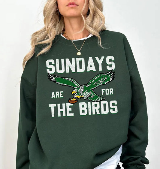 Philadelphia Football Sweatshirt, Sundays Are For The Birds Shirt, Bird Gang Football Sunday, Philadelphia Gift Fan, Philadelphia Team Shirt