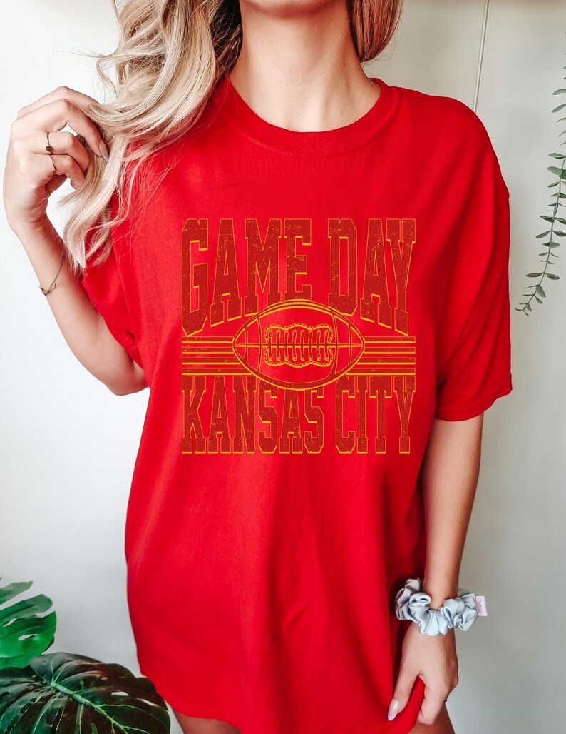 Game Day Football Sweatshirt, Kansas City Football Shirt, Game Day Kansas, Football Tee Gift, Kansas City Fans Shirt, Football Champions