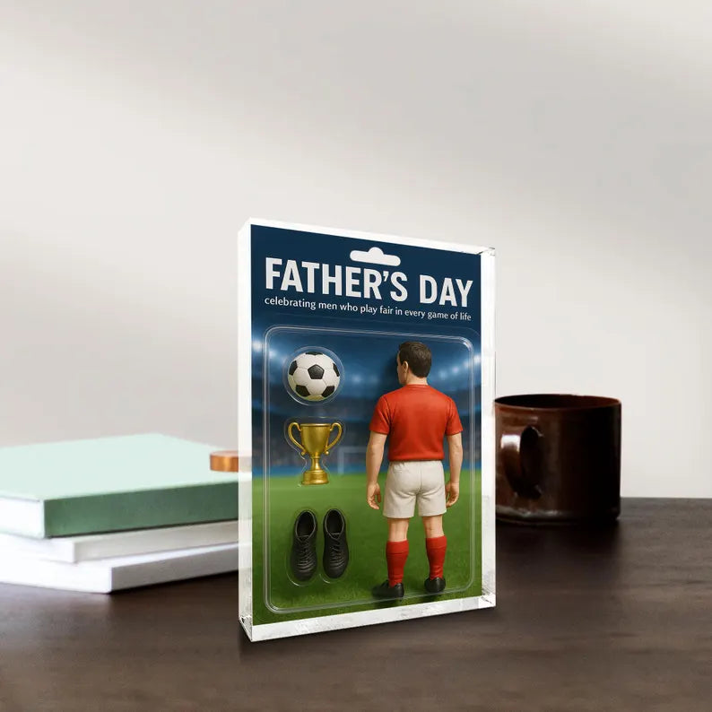 Personalized Father's Day Gift – Honoring Soccer Dads Who Inspire with Every Pass, Lead with Heart, and Play Fair in Life's Greatest Game