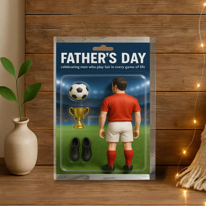 Personalized Father's Day Gift – Honoring Soccer Dads Who Inspire with Every Pass, Lead with Heart, and Play Fair in Life's Greatest Game