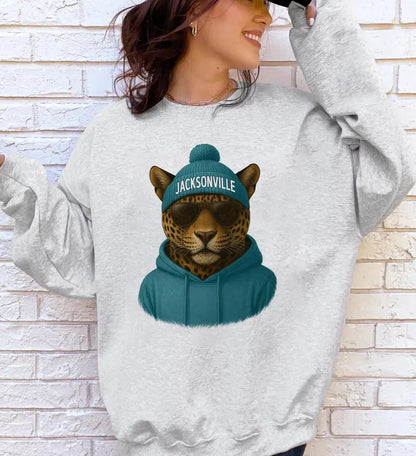 Retro Jacksonville Football Sweatshirt, Game Day, Jacksonville Team Football Shirt, Sunday Jacksonville, Jacksonville Mascot Football