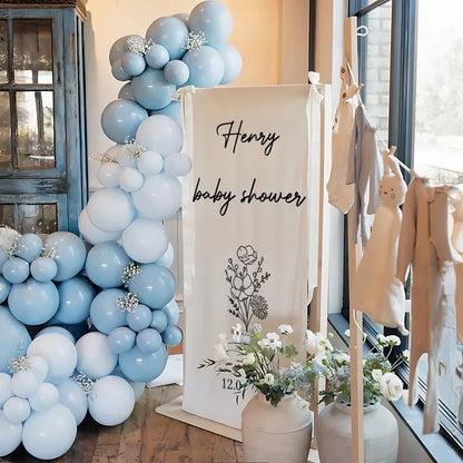 Custom Baby Shower Sign, Personalized Party Baby Shower Sign, Fabric Baby Shower Sign, Hello Baby Sign, Baby Shower Decor, Baby Shower Sign