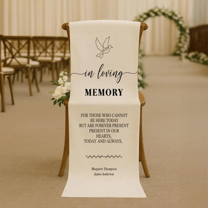 Custom In Loving Memory Banner, Memorial Fabric Banner, Funeral Banner, Personalized Tribute Banner, Memorial Banner for Loved Ones